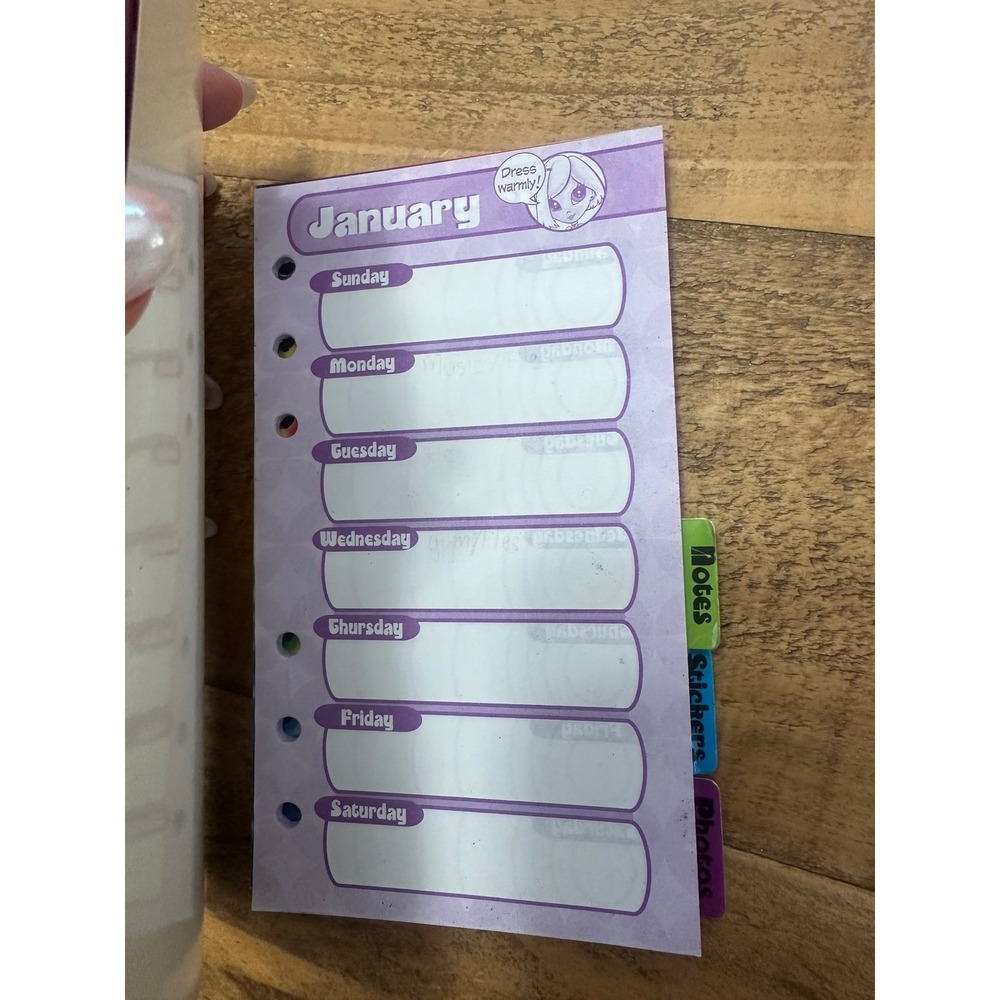 Lisa Frank Girl Gotta Have It Planner Inserts Refill Stickers Tie Dye Vintage - Picture 5 of 10